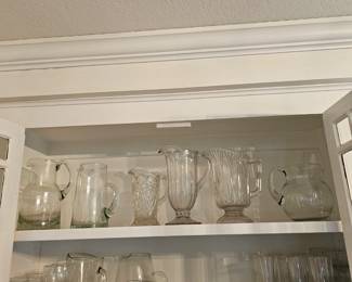 Glass Pitchers, Glassware