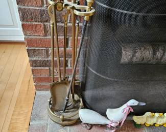 Fireplace Tools, Ducks