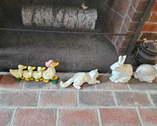 Ceramic Ducks, Ceramic Rabbits, Ceramic Cat