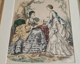 Framed Signed Anars Tordouze Illustration