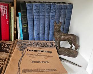 Books, The ECSR Books, Brass Dog Statue