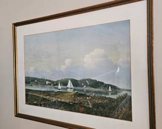 Framed Print - Fresh Water Cove from Dolliver's Neck Cove by Fritz Henry Lane