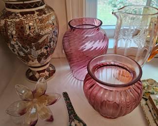 Glass Vases/Pitcher