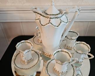 R.S. Prussia Porcelain Tea Set