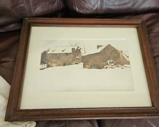 Framed Print "Brinton's Mill" by Andrew Wyeth