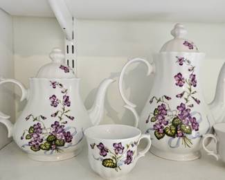 Wunsiedel Bavaria Porcelain Tea Pot, Tea Cup, Coffee Pot