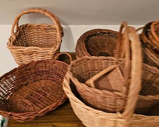 Assorted Wooden Baskets