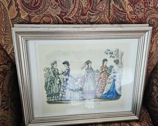 Framed Print "Godey's Fashion" 1870