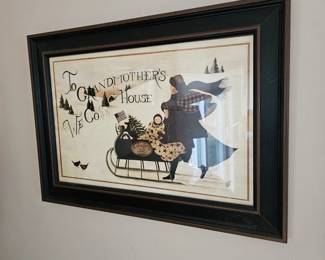 "To Grandmother's House We Go" Hanging Artwork