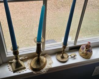 Brass Candlestick Holders