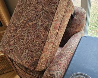 Paisley Pattern Accent Chair