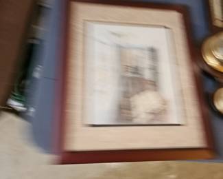 Framed Artwork, Weather Station, Banjo-Style Barometer