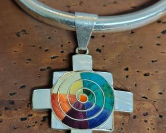 Peruvian multi stone chakana