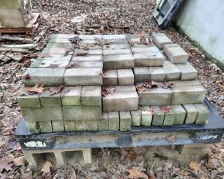Lots of bricks and pavers.