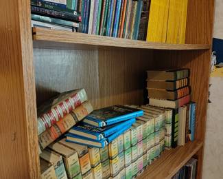 Lots of vintage books.