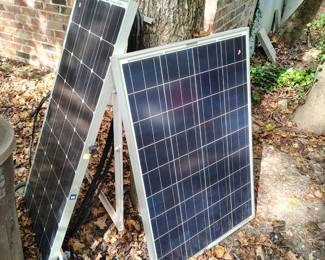 Solar panels.