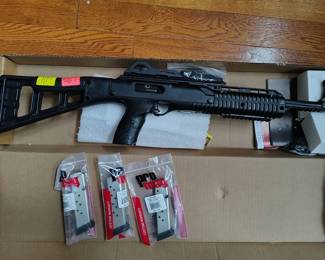 HiPoint carbine new in box.