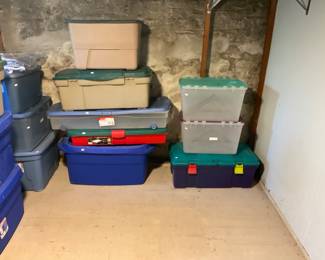STORAGE tubs
