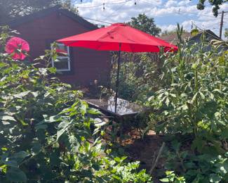 Patio tables umbrella