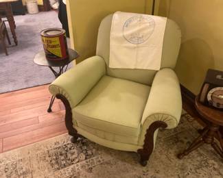 Vintage sofa and matching side chair