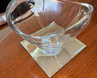 Nambe crystal bowl