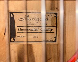 Marigold guitar label