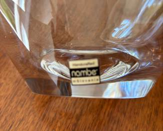 Nambe crystal bowl