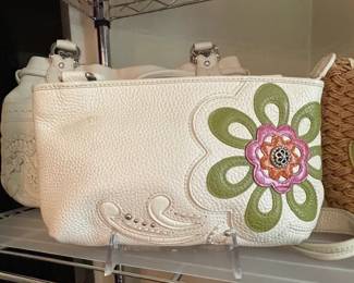 Brighton Joya 3D Flower Leather Appliqued Purse