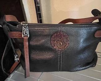 Brighton Issy Pebble Leather Crossbody Bag