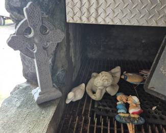 concrete and resin yard art