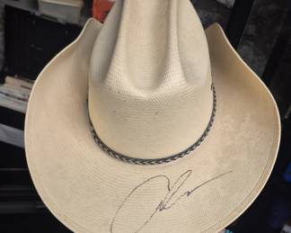 Signed by Alan Jackson, high end cowboy hat