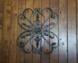 Large metal wall decor