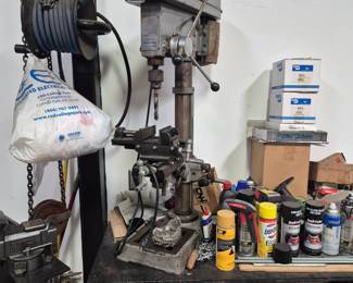 vintage drill press
