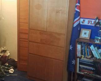 30.00 
Lots of shelving,  drawers work smoothly upstairs need your own help to move and load 