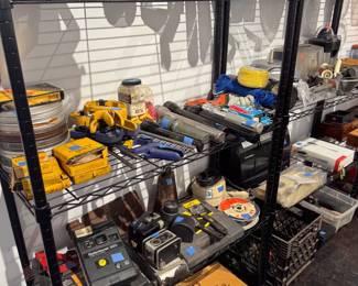 Tools and vintage cameras