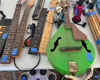 Wide variety of musical instrument parts. Great for building your own!