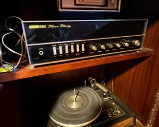 Vintage stereo equipment