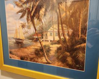 Enrique Bolo Print "Key West Hideaway"