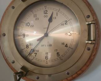 Brass Ship's Clock