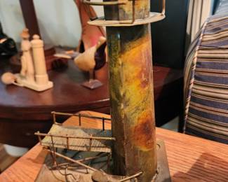 Vintage Copper Lighthouse