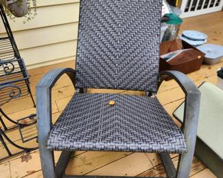 Set of Two Outdoor Rocking Chairs