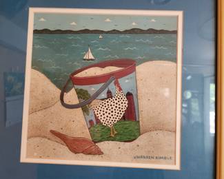 "Dottie by the Sea" Print by Waren Kimble