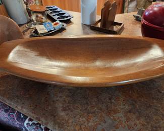 Large vintage Wooden Bowl