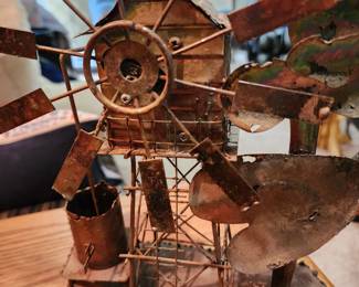 Vintage Copper Windmill