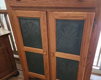Oak Pie Safe
