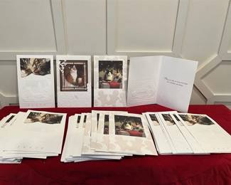 288: NEW Holiday Cat Cards Bundle of 43 and Envelopes