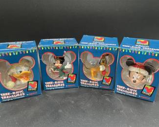 106 - Vintage 3D Mickey Mouse Ornaments- LOT OF 5