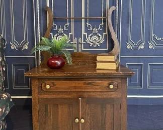 223 - Civil War Period Wash Stand Cabinet