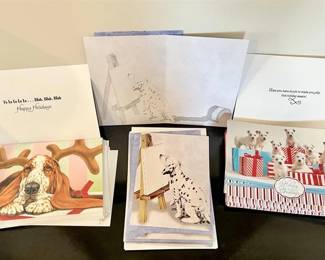 130 - Holiday Cards Misc. Dogs- LOT OF 50 Cards