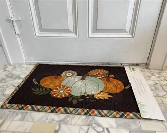 274 - NEW Autumn Pumpkin Harvest Doormat